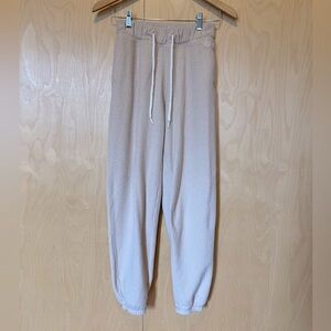 Women’s Hollister Gilly Hicks XS tan cozy fleece lounge pants